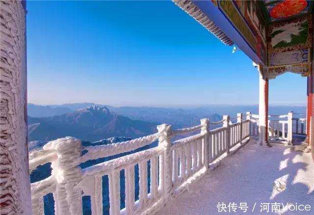 奇景|来洛阳旅游，除了去老君山还可以来这个景区看冰挂，雾凇堪称奇景