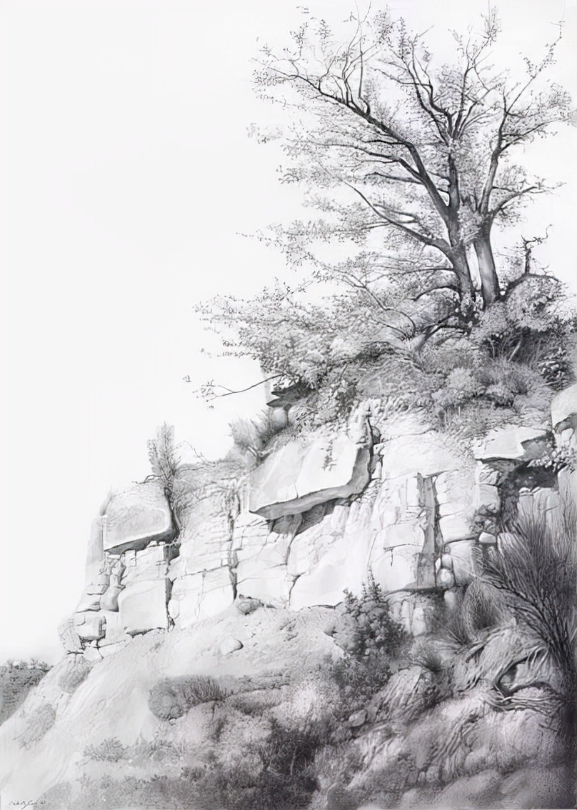 卡洛斯&写实微调的素描风景,艺术家Carlos Castillo Seas作品真是绝了!