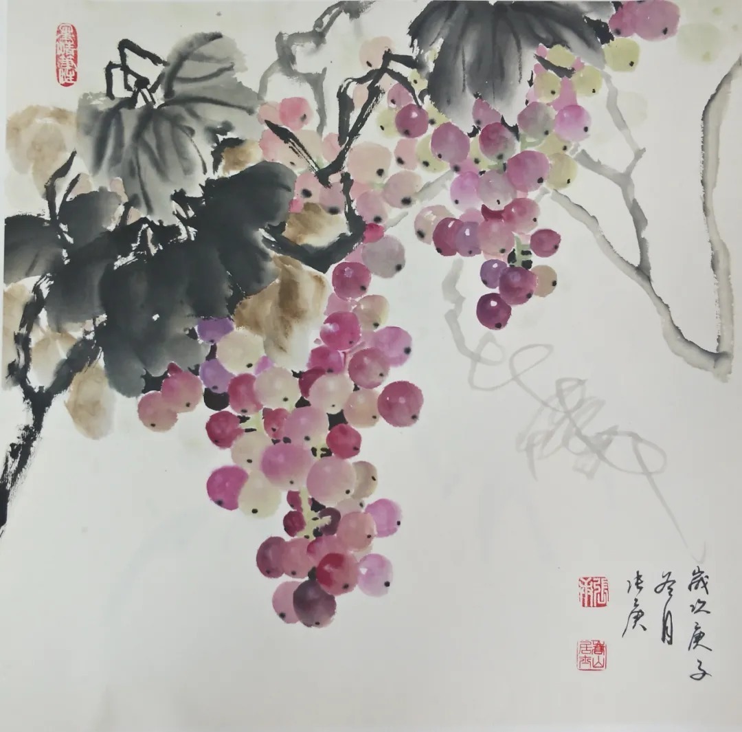 蔡玲!《书画南北方》一一《写意生活艺术组合》迎春中国画小品展