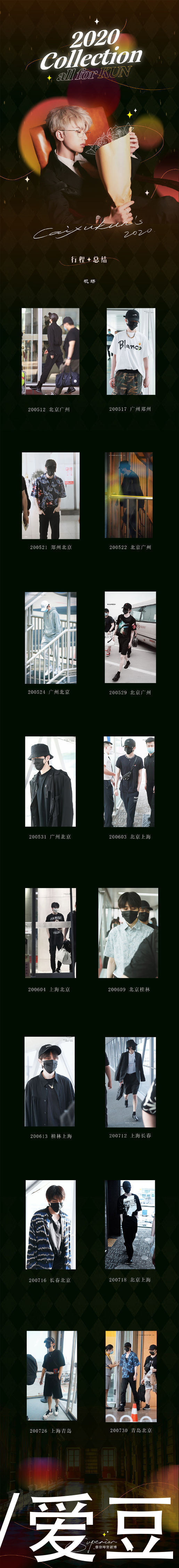 210126 蔡徐坤2020行程总结公开 精彩纷呈不断解锁惊喜