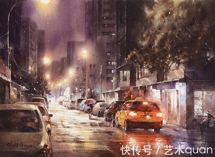 常胜将军&中国青年画家林经哲水彩画作品赏析