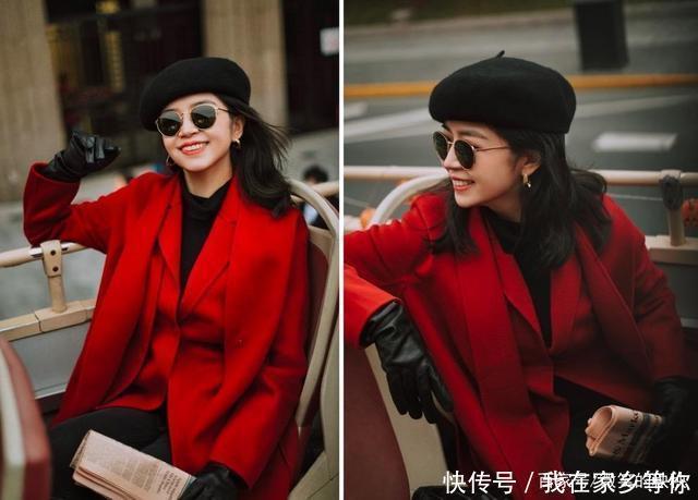 时尚博主|过年像她们这样穿红色,也太美了吧!