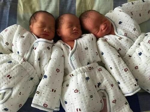 奶奶|最累姥姥出现了，三胞胎女儿各生了三胞胎，三三得九，开幼儿园吧