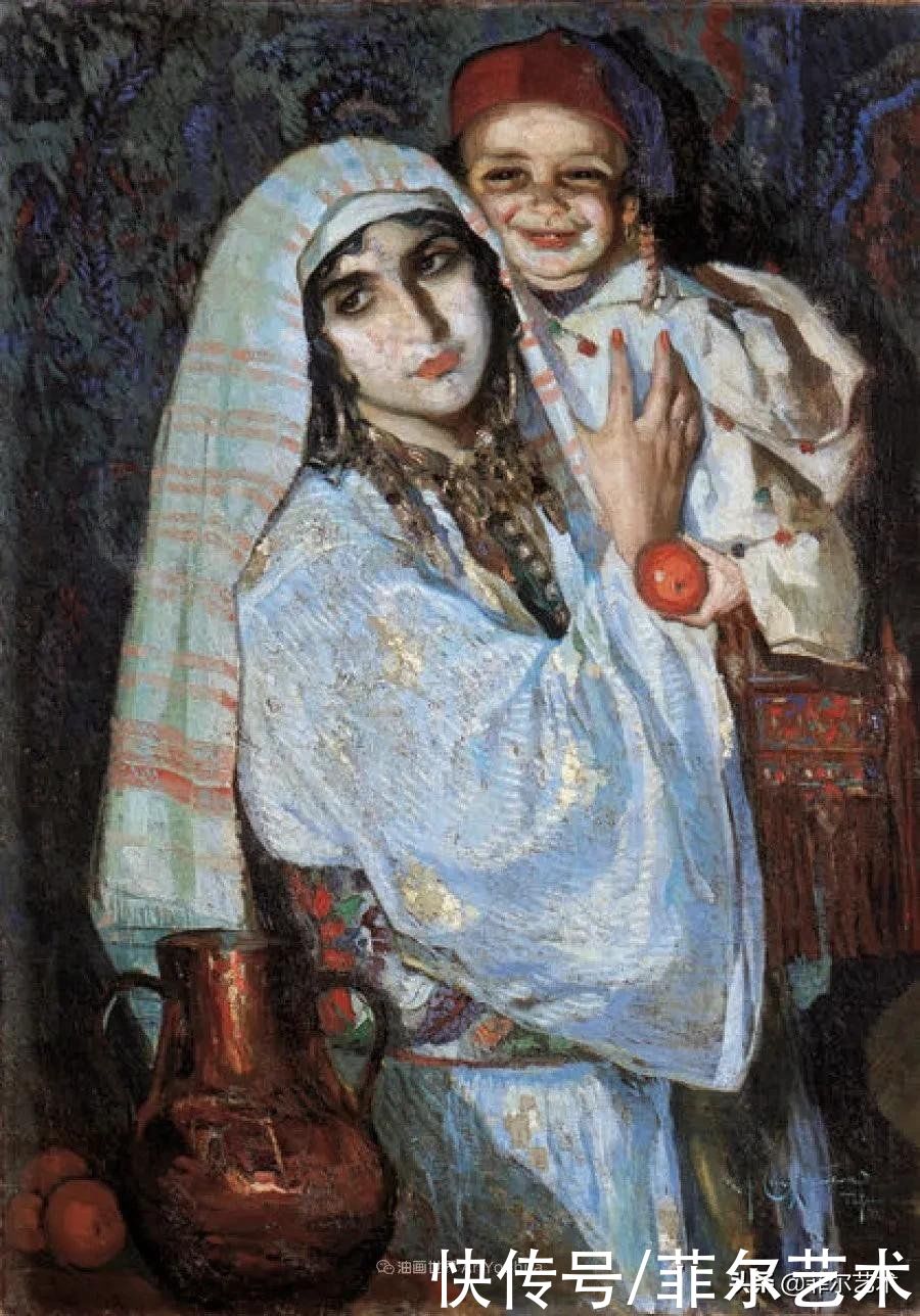 何塞·|西班牙画家何塞·克鲁斯·埃雷拉女性人物油画作品欣赏