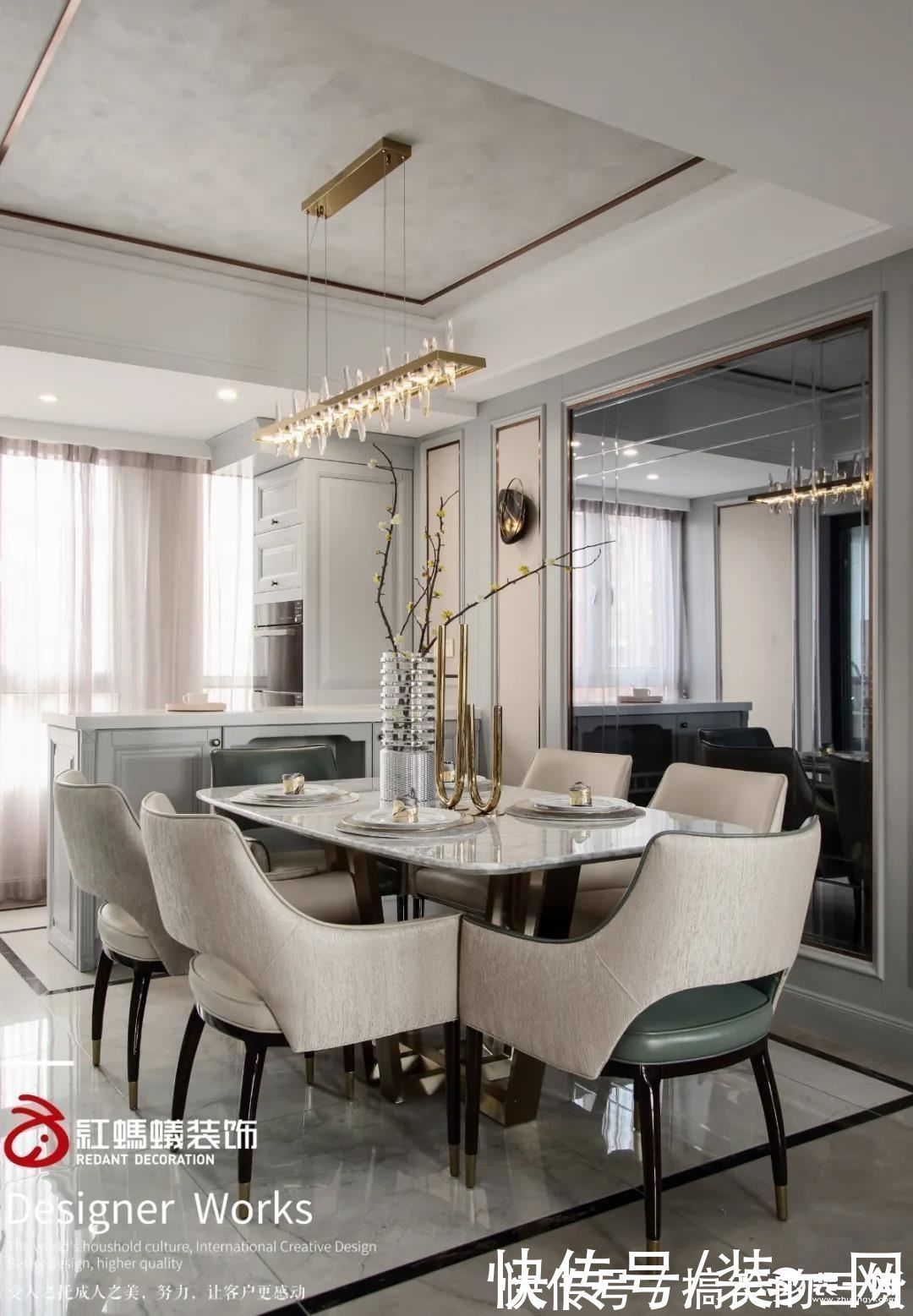 鉴赏|120平轻奢美式风格案例鉴赏，小资一族的情调生活