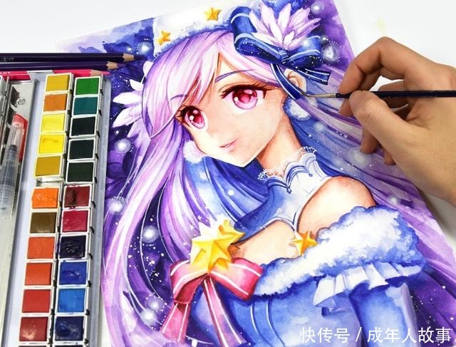 尖尖|绘画大佬帮粉丝改图,增添“亿点”细节,改完后连“次元”都变了