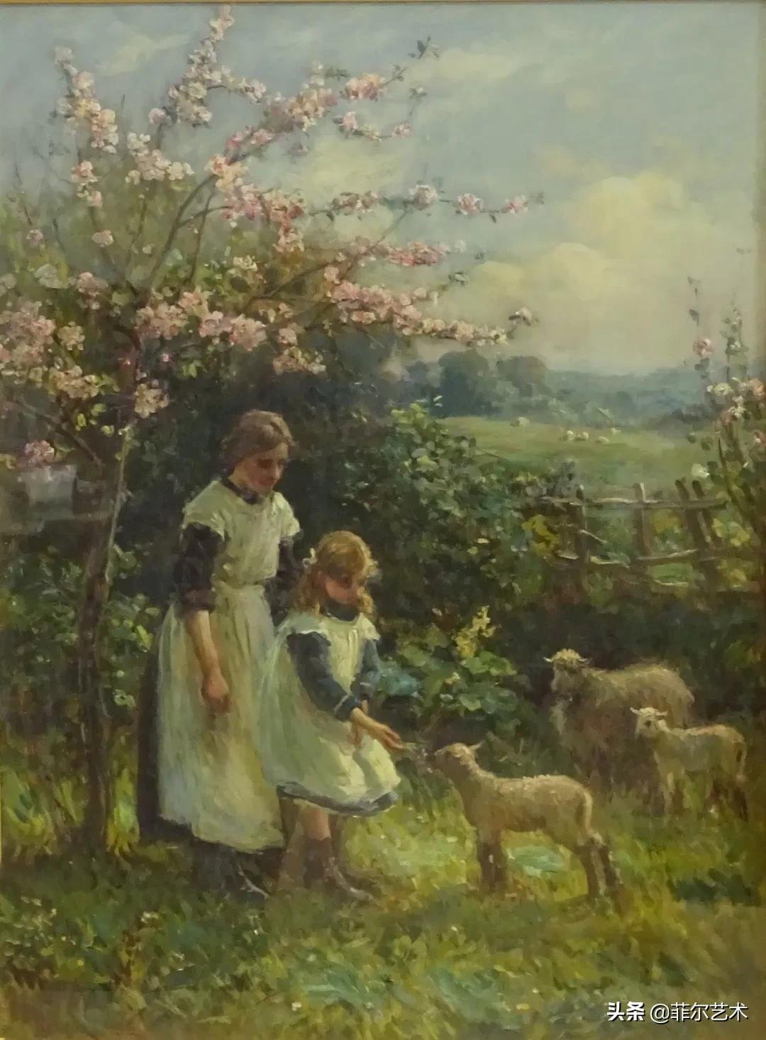 布拉德#英国画家希金斯·里格的油画艺术作品欣赏