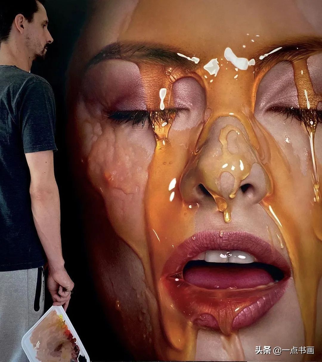 人体单反!这位巴西画家被称为“人体单反”,对色彩和细节的把控,简直神了