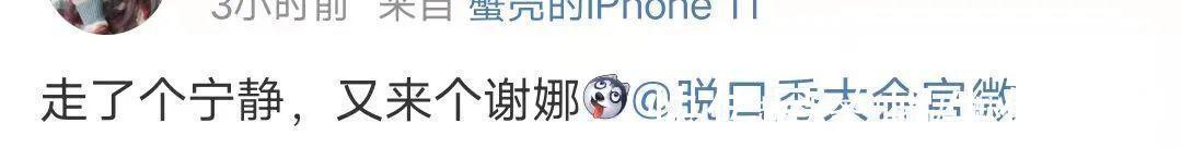 谢娜一段用心的脱口秀表演,狠狠“打”了宁静的脸!