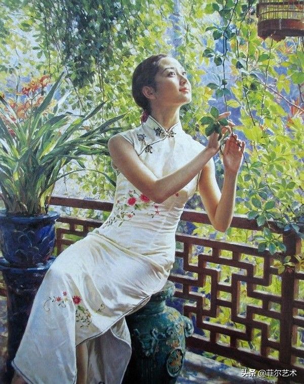 旅美画家关则驹最美人体油画，技法细腻、委婉含蓄