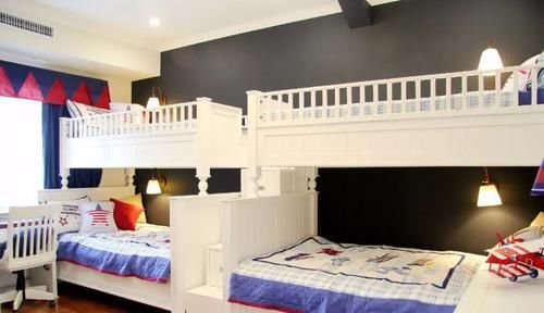 空间|孩子喜欢的双层高低床，不仅童趣满满，还是节省空间的能手！