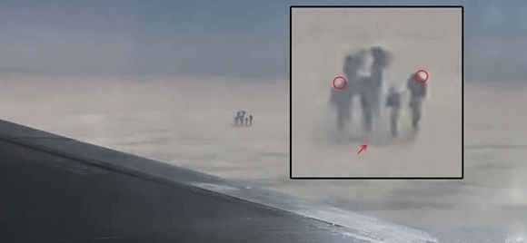|未解之谜：飞机上拍摄到的诡异图片，难道云上真的有人存在？