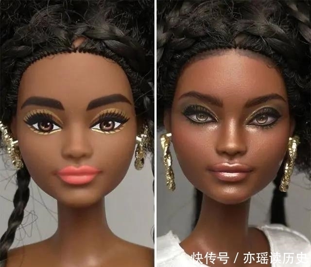 爱丽丝梦游仙境|现在流行重新绘制手办?芭比手办经过“翻修”,宛如真人