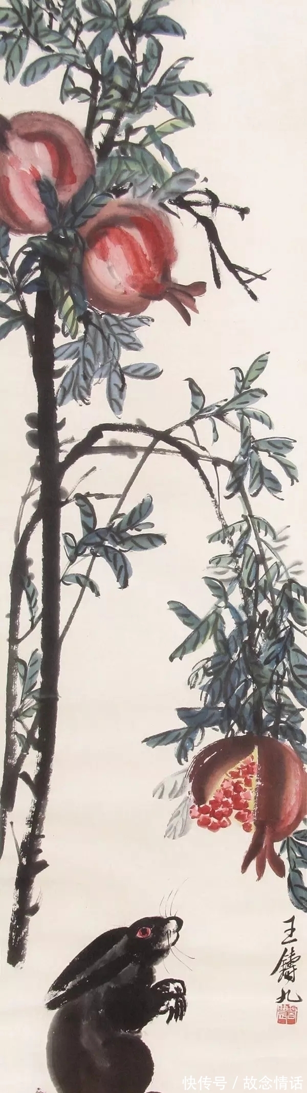 齐白石&齐白石入室弟子,拜师不学师!王铸九写意花鸟画