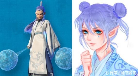 哪吒|《哪吒》全员拟人化,龙姑姑秒变红衣美少女,混天绫原来是帅小伙