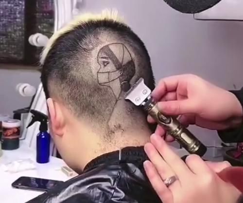 个性|小伙换了款个性雕发后，居然意外让人看出艺术感，网友：也太强了吧