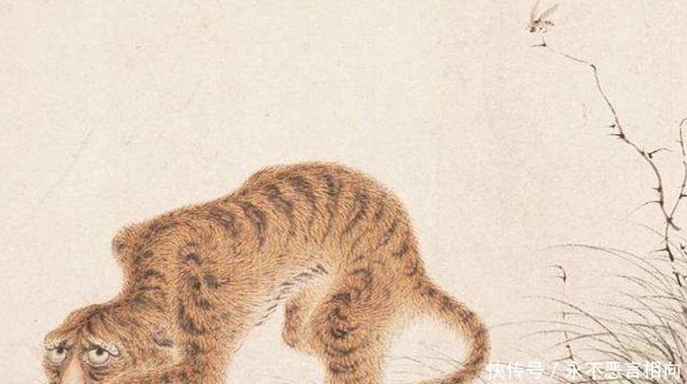 经典|他把老虎画成“丧家犬”,为何被评为名画?放大10倍,才是经典