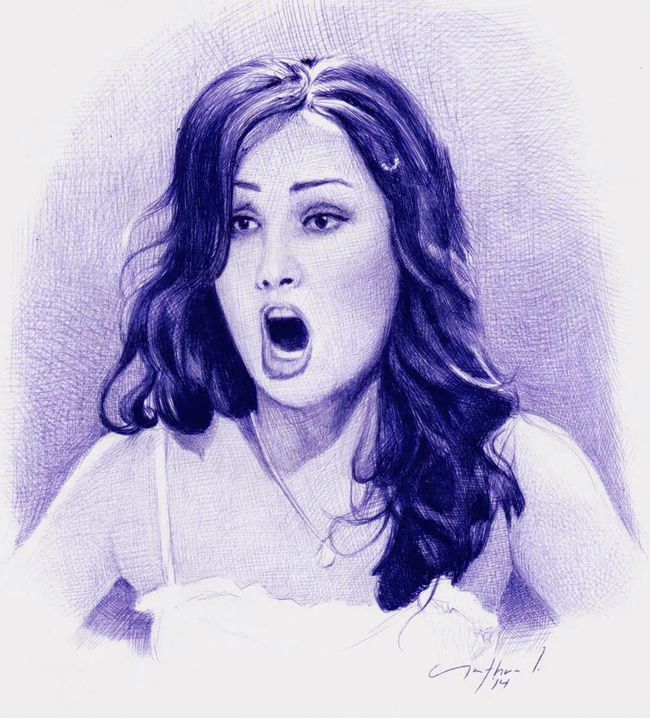 艺术@大神级的圆珠笔画:艺术家纳森·洛伦扎纳的作品