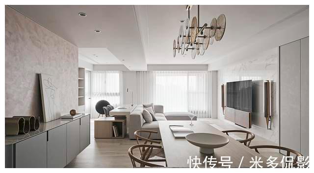 一刚一柔|爱花的夫妻俩晒出132㎡新房，全屋没用一盆绿植，却高级的自然