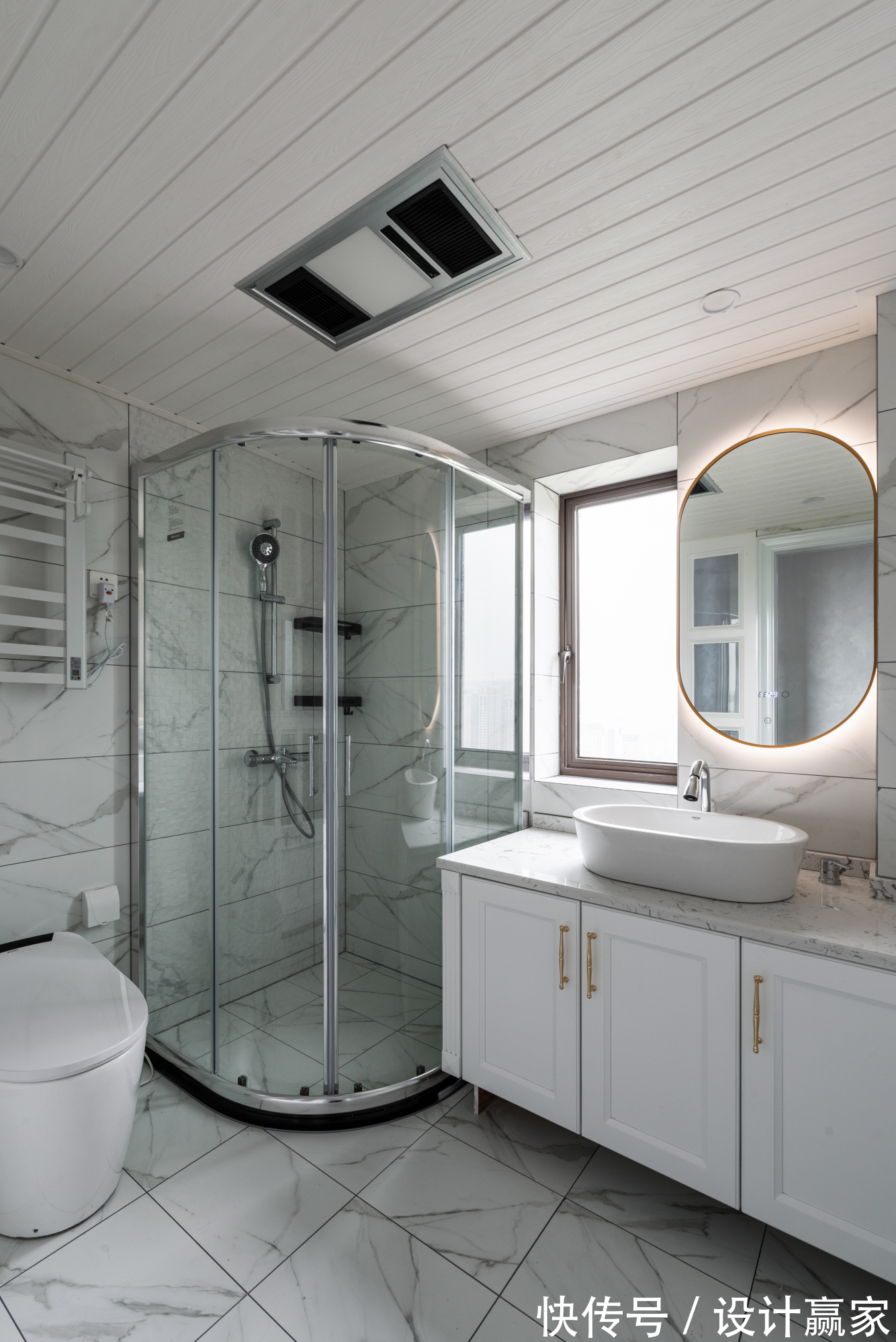 浅灰色|101㎡美式奢华,质感的空间,浪漫的家,邻居看过直夸好