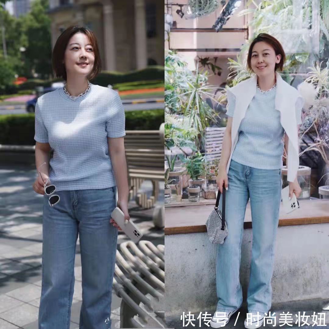 姐姐|气质好并不是只靠颜值,这位40岁姐姐靠穿搭赢得优雅,太美了