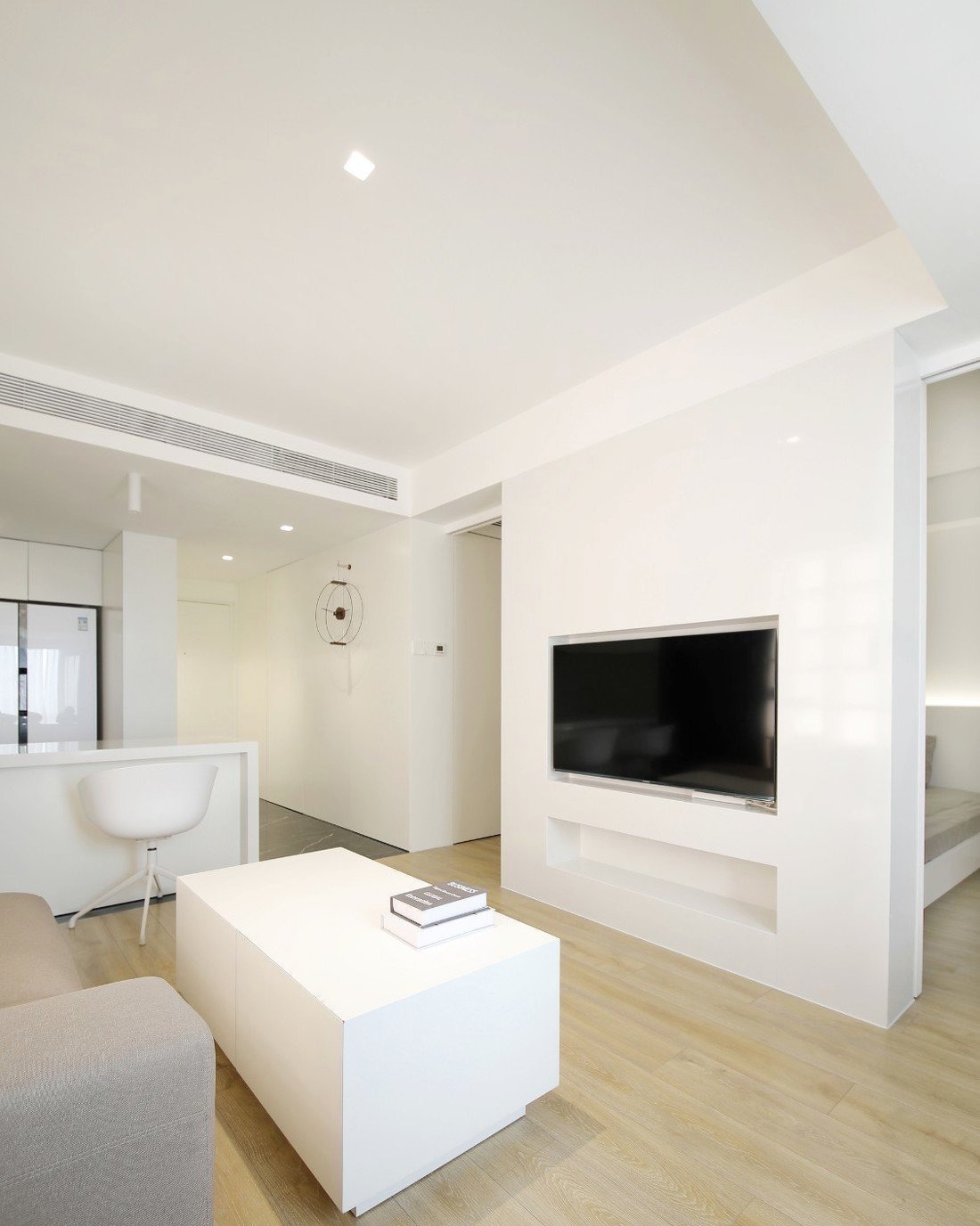 实用|看了她的46㎡小窝,头一回见卧室装两个门,美观又实用,很聪明