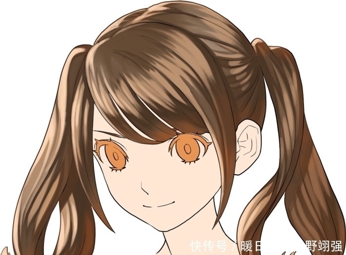 交界处|人物头发上色其实很简单!画不好是你没学会正确的绘画方法!