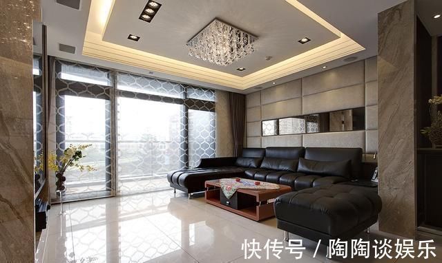 新房|新房装修太漂亮了,玄关吊顶竟然是镜面的设计不禁让人眼前一亮