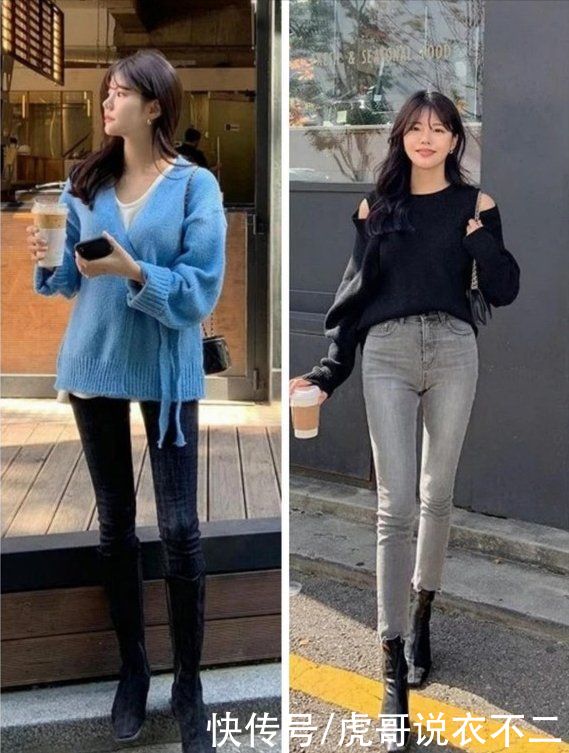 看似低调普通的小脚裤，搭对了原来这么时髦洋气，一裤多穿好实用