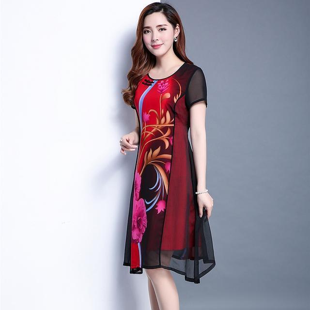 雪纺连衣裙 复古文艺范民族风美裙,关键的时候还能为你抵挡紫外线