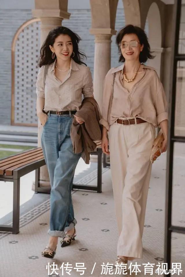 女人|女人50岁以后,春天少穿运动鞋,瞧三木妈妈这样穿,优雅显气质