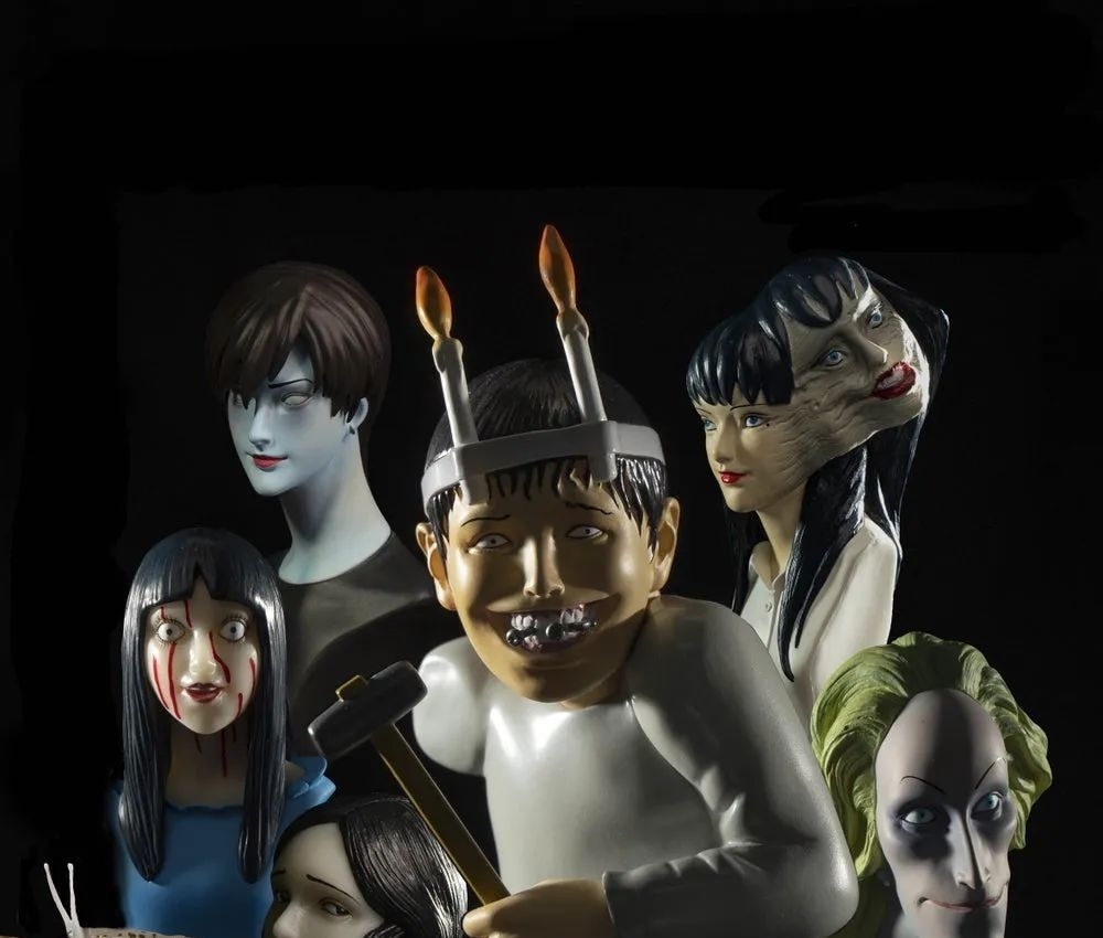 恐怖漫画|胆小勿入!Unbox Industries x 伊藤润二怪奇箱彩色公仔正式登场