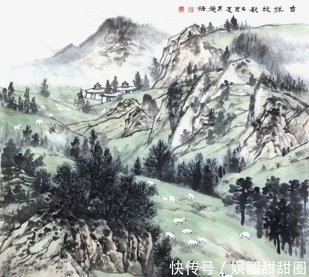 幅幅|李德禄山水画作品集,幅幅都美不胜收、气势磅礴