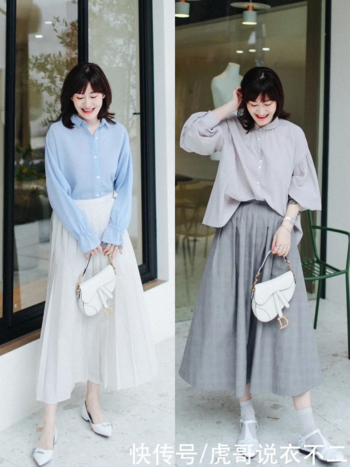 半裙|会穿衣的中年女人更爱“半身裙”，优雅又遮肉，远比同龄人更好看