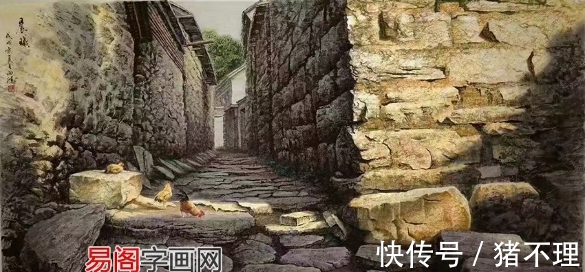 山水画&李向鸿微结构山水画 惊艳了岁月 惊艳了时光 也惊艳了世人