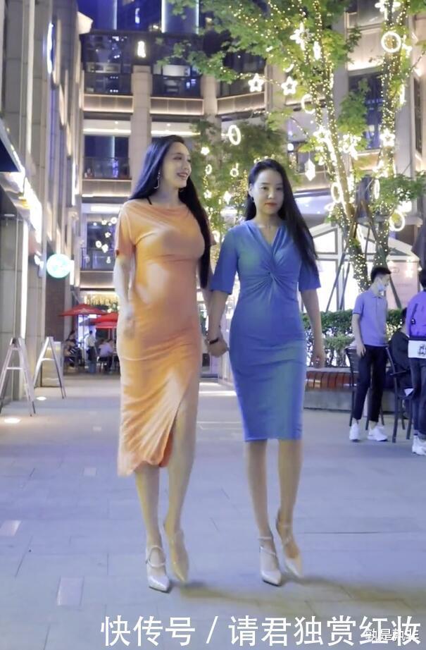 孕妇|孕妇也可以很时尚,长裙+高跟鞋,这也不怕摔了