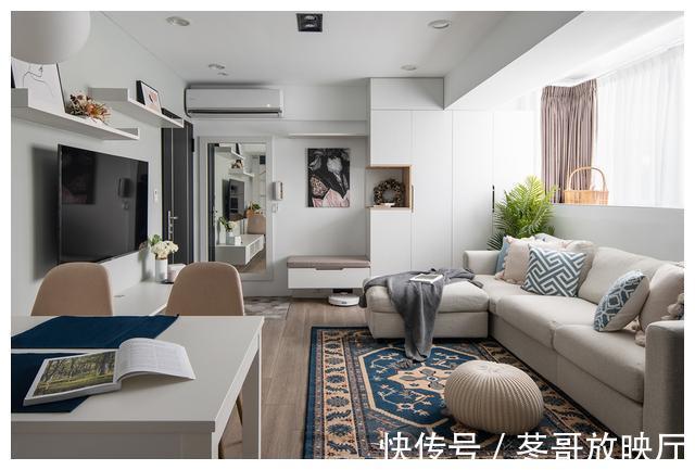 淡雅|她家是小户型装修的典范,套内66㎡,淡雅北欧风,简约又耐看!