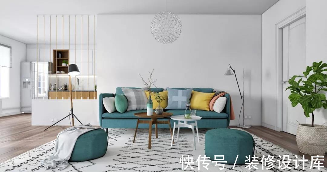 过时|笨重大沙发早过时了!客厅这样设计,立马大5㎡