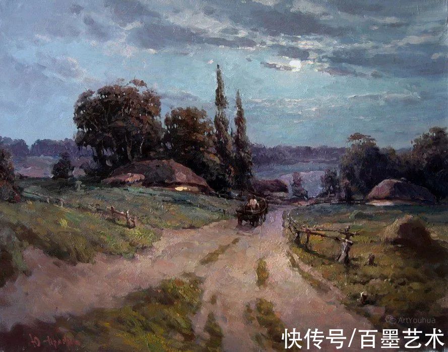 画家！80后乌克兰画家的乡村风景，真的太美了