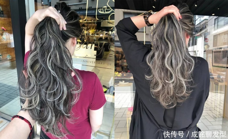 发束|还在为白发多而发愁?这些网红却专门染花白发,的确很潮的感觉