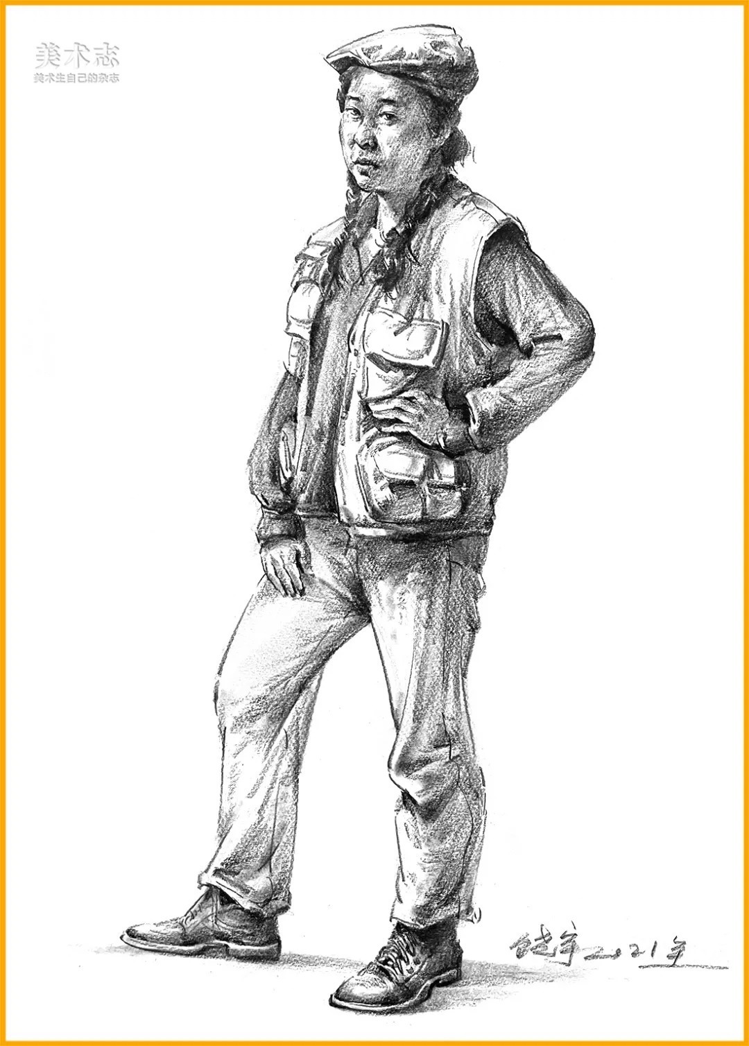 老师&想画好速写就要多发现生活中的美和感人瞬间!