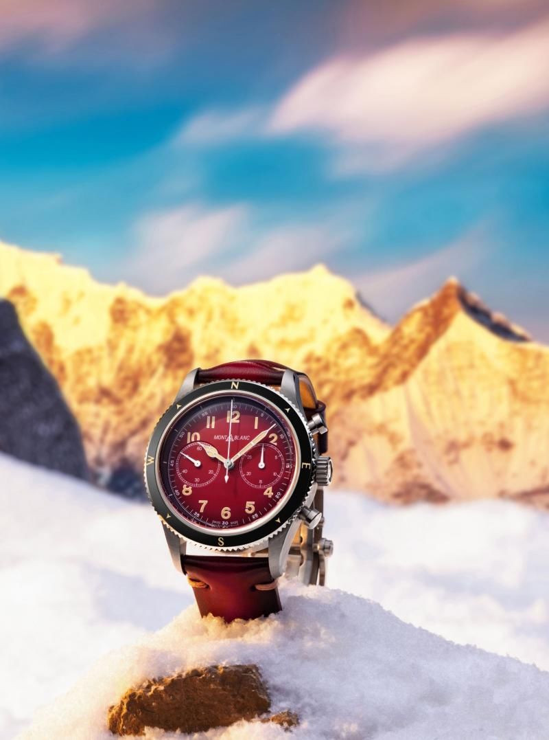 镌刻|万宝龙发布全新1858系列腕表霜峰红中国限量款：致敬雪山之神