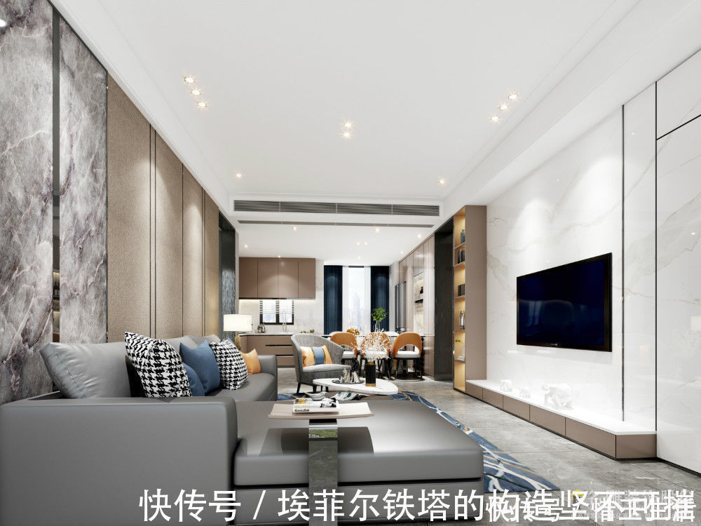 轻奢主义|145㎡轻奢风小洋房装修,一进门就傻眼了,朋友们看完纷纷说喜欢