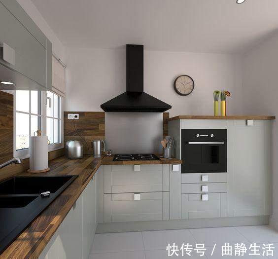 光波炉|厨房吊柜已经不流行了，地柜做成高低柜，高级又实用