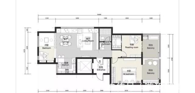 次卧|一样的80㎡,他家装修出的效果为什么这么宽敞,超大客厅真棒!