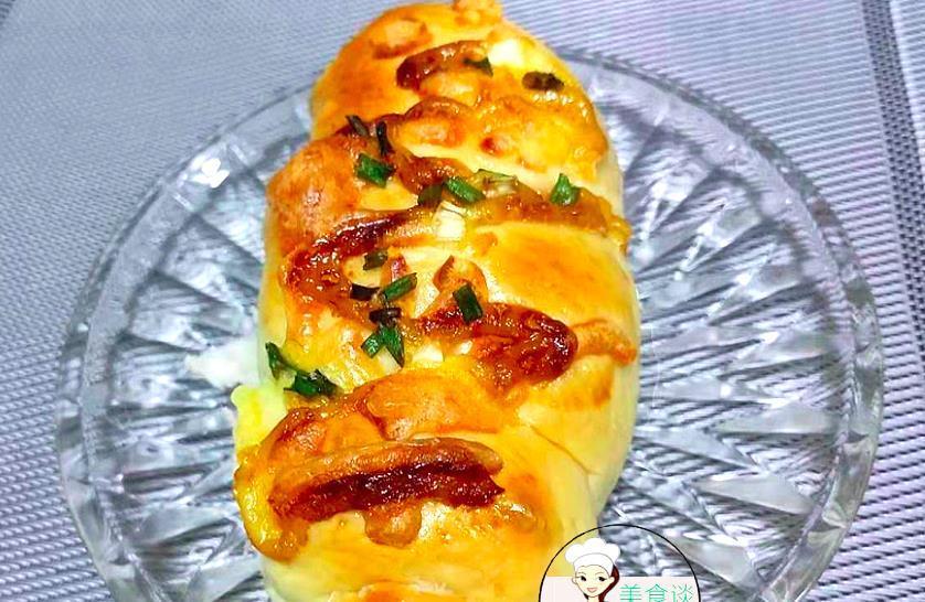 火腿芝士包早餐包做法,比蛋糕简单,全家人都喜欢,满满都是料