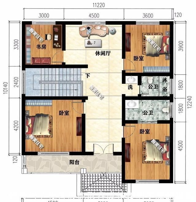 别墅|宽11米左右的农村别墅，八角窗、飘窗和落地窗，样样不落