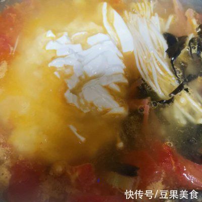 金针菇|#饕餮美味视觉盛宴#家乐浓汤宝版～酸辣汤