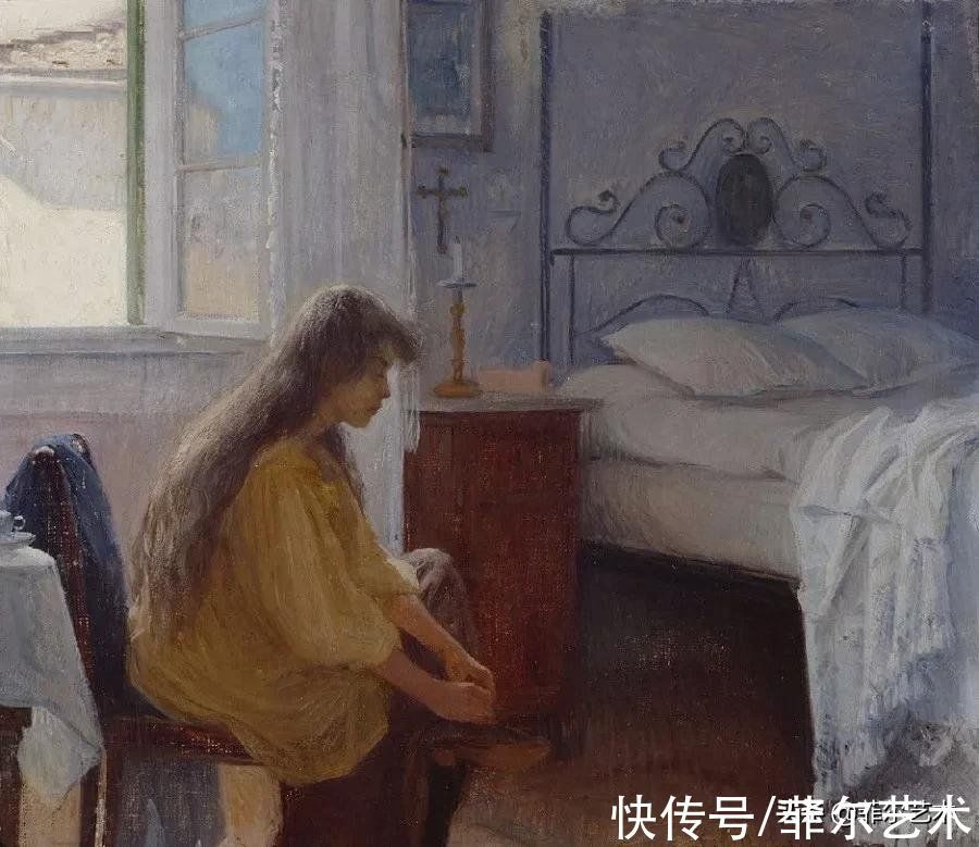 丹尼尔$芬兰第一代女性艺术家之一,艾琳·丹尼尔森的油画作品欣赏