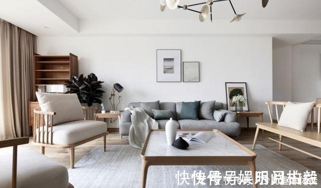 客厅|220㎡原木风设计,4室2厅3卫,一进门,就被客厅迷住了!